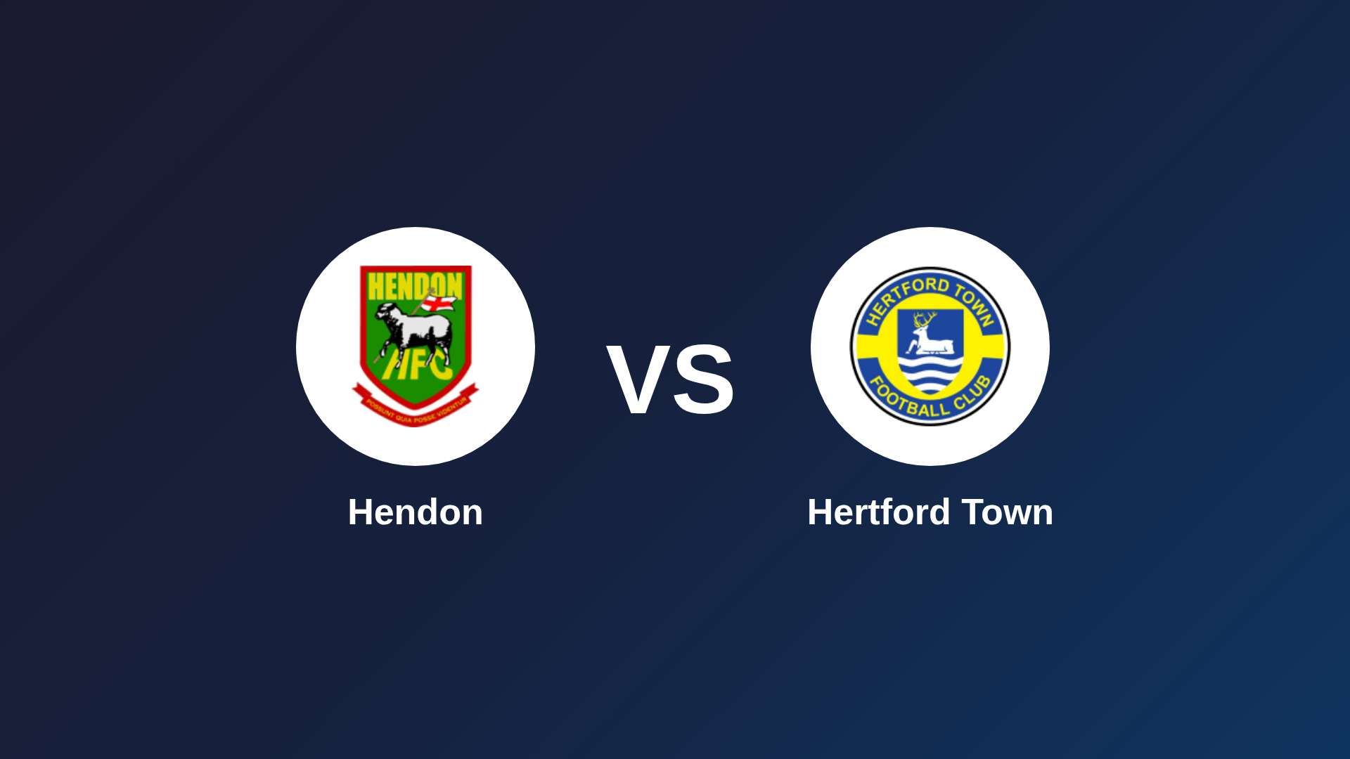 Hendon vs Hertford Town
