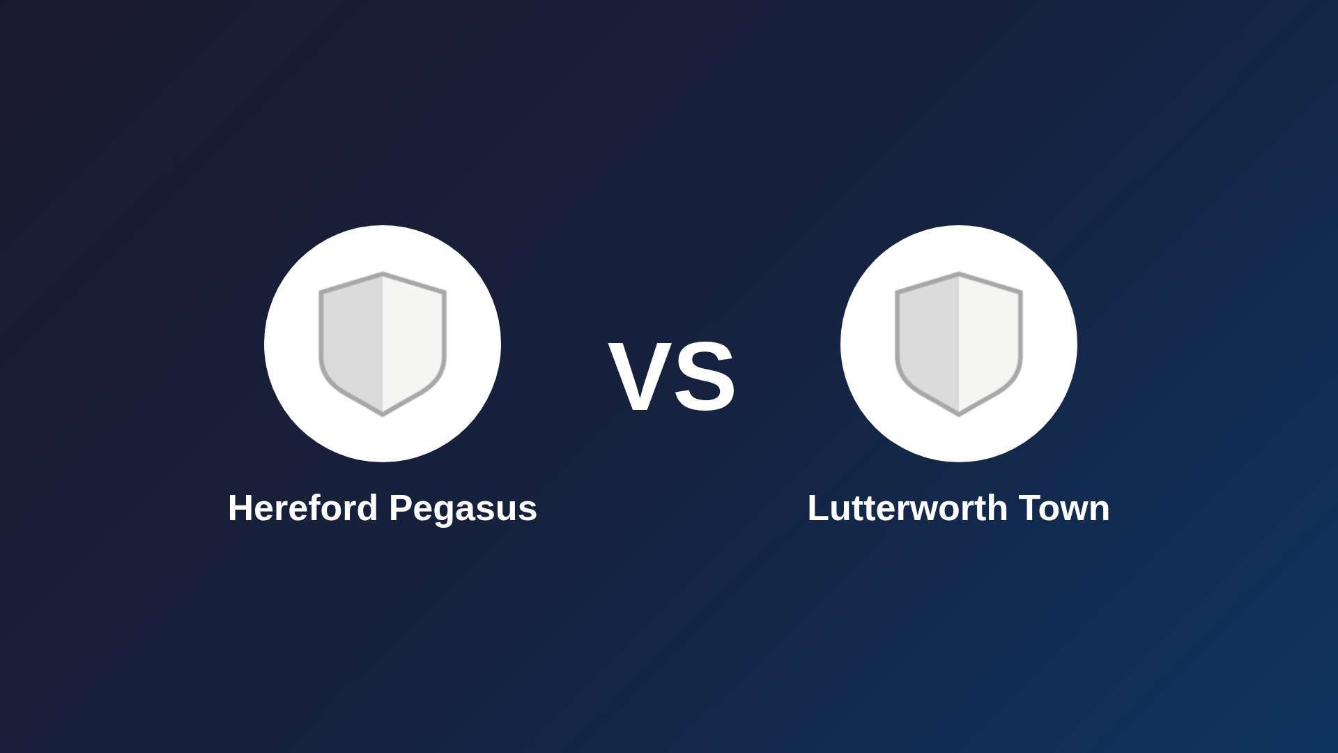Hereford Pegasus vs Lutterworth Town
