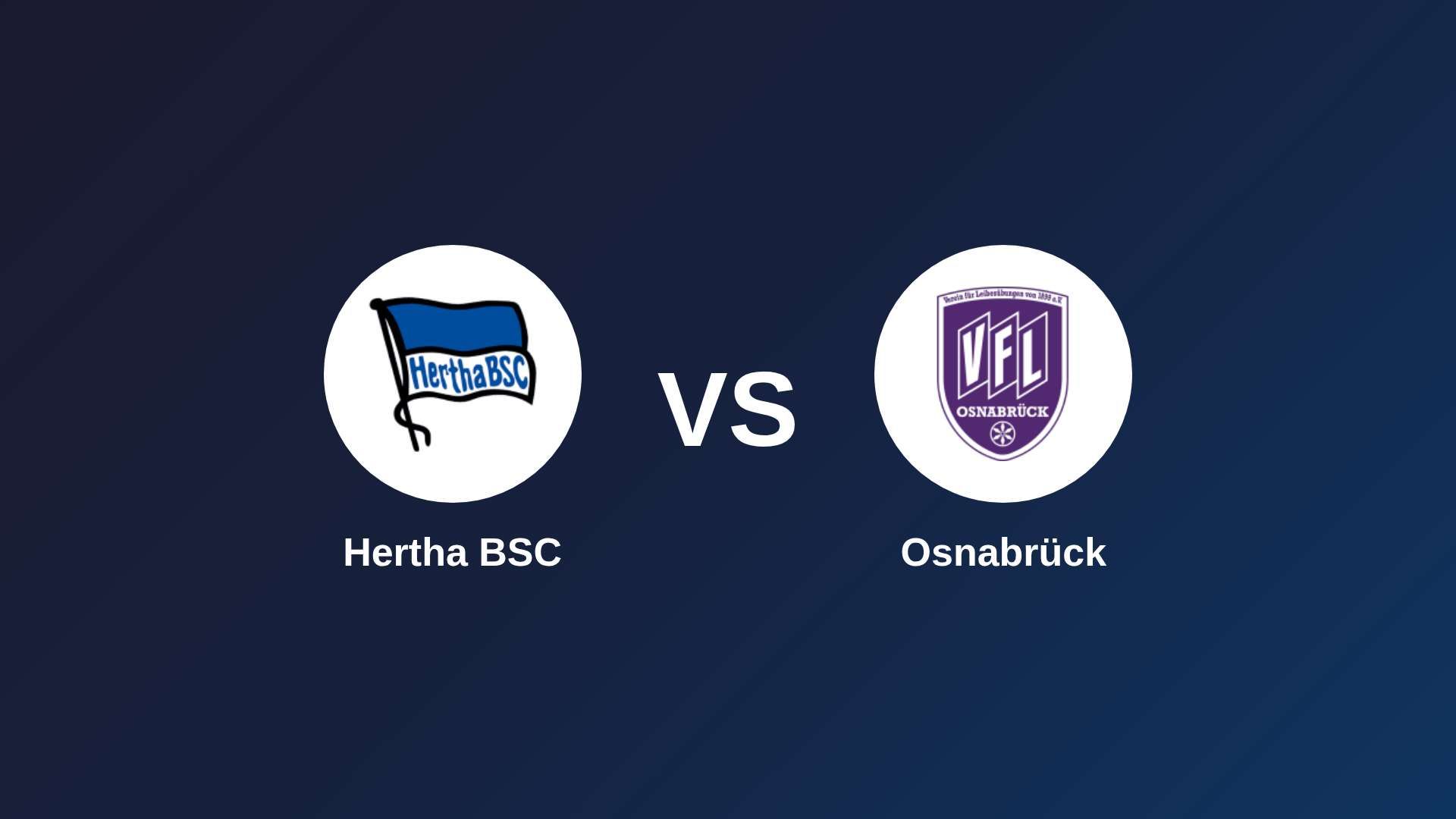 Hertha BSC vs Osnabrück