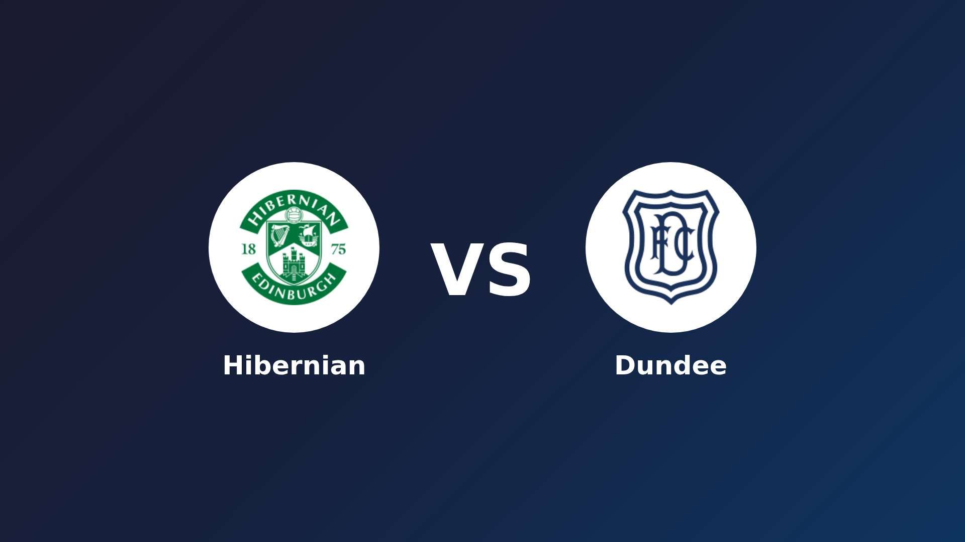 Hibernian vs Dundee