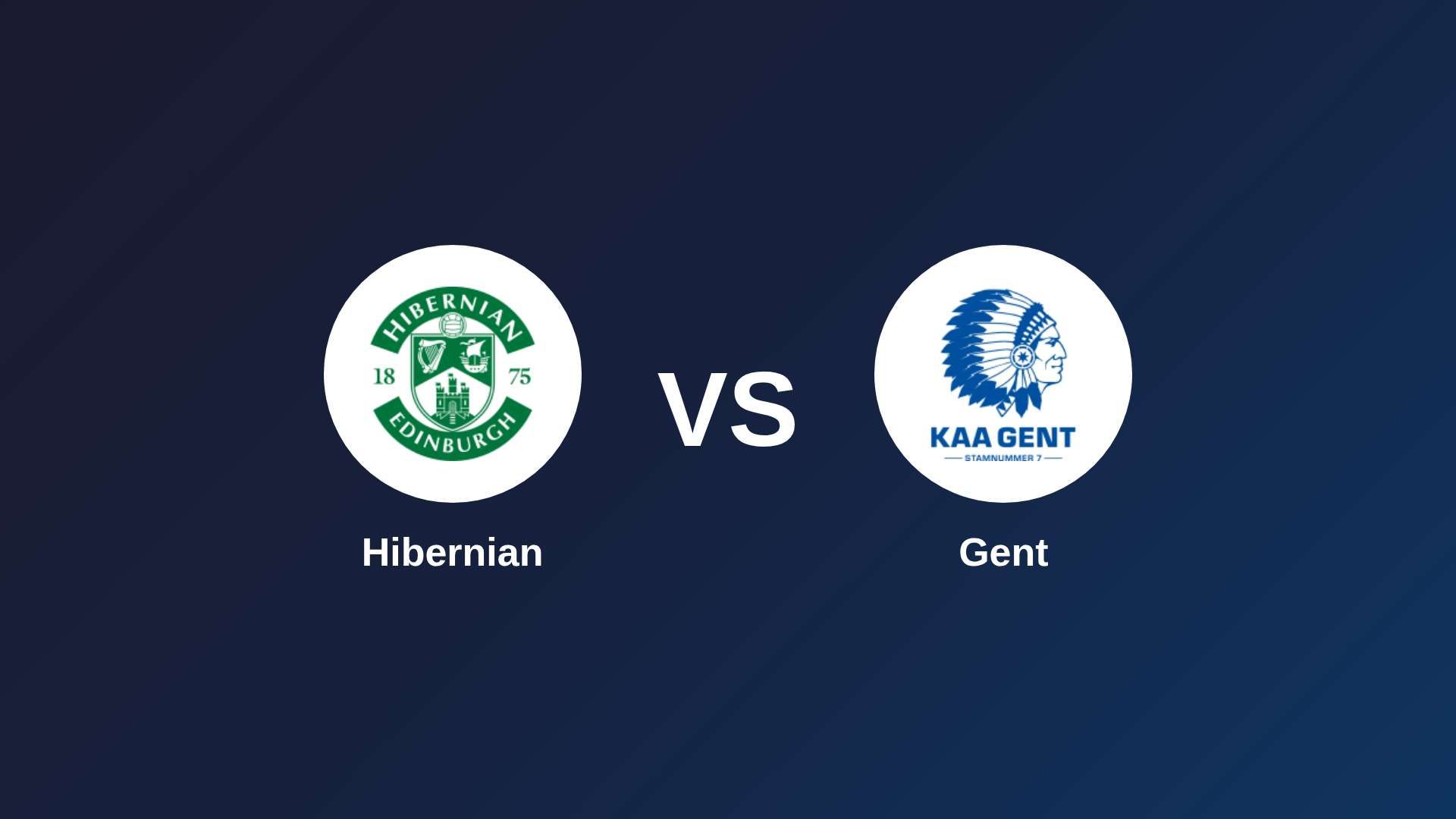 Hibernian vs Gent