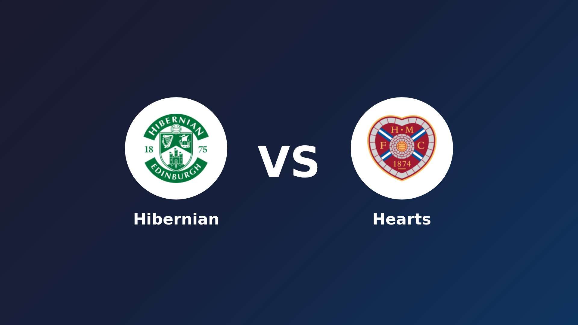 Hibernian vs Hearts