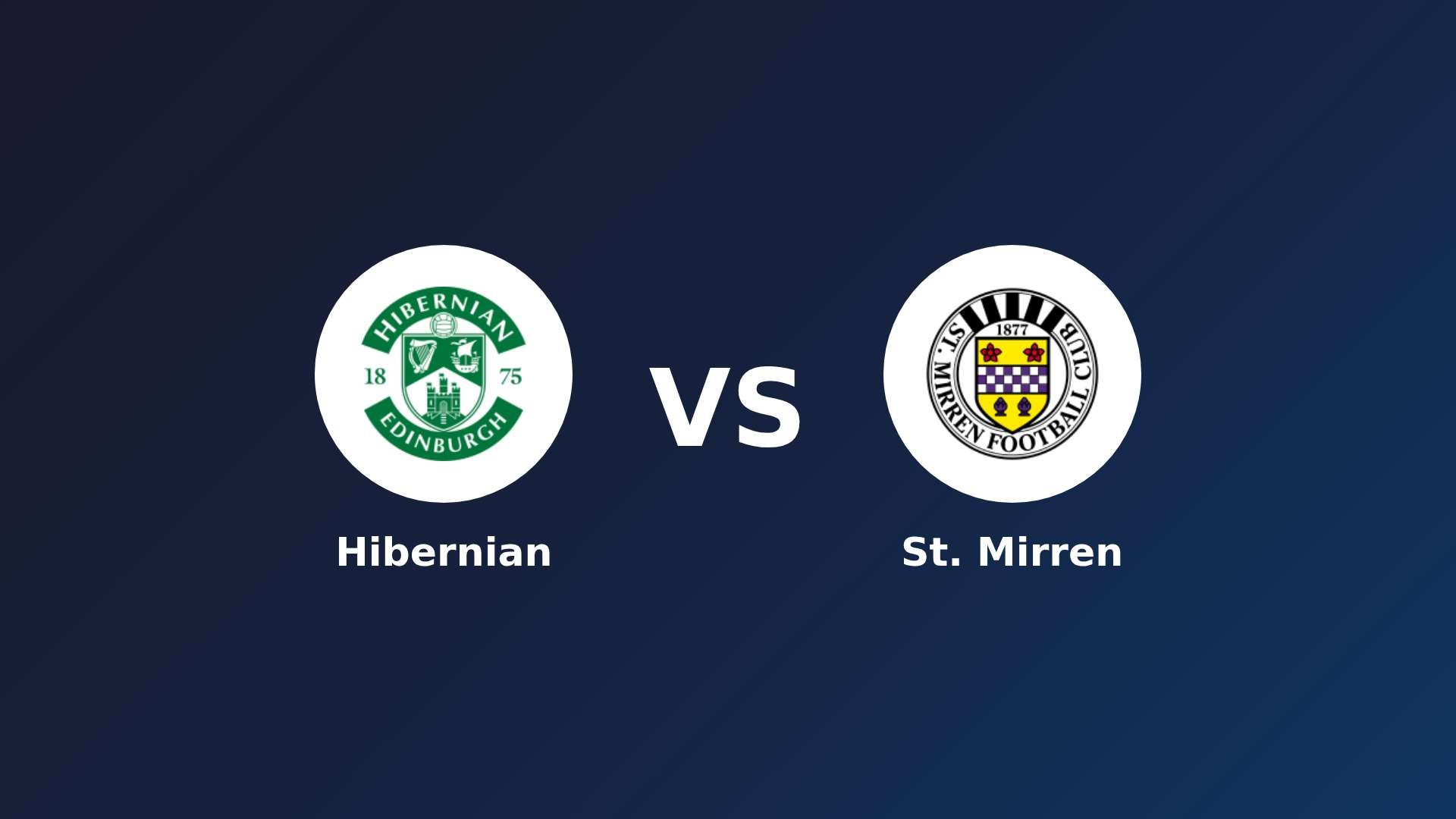 Hibernian vs St. Mirren