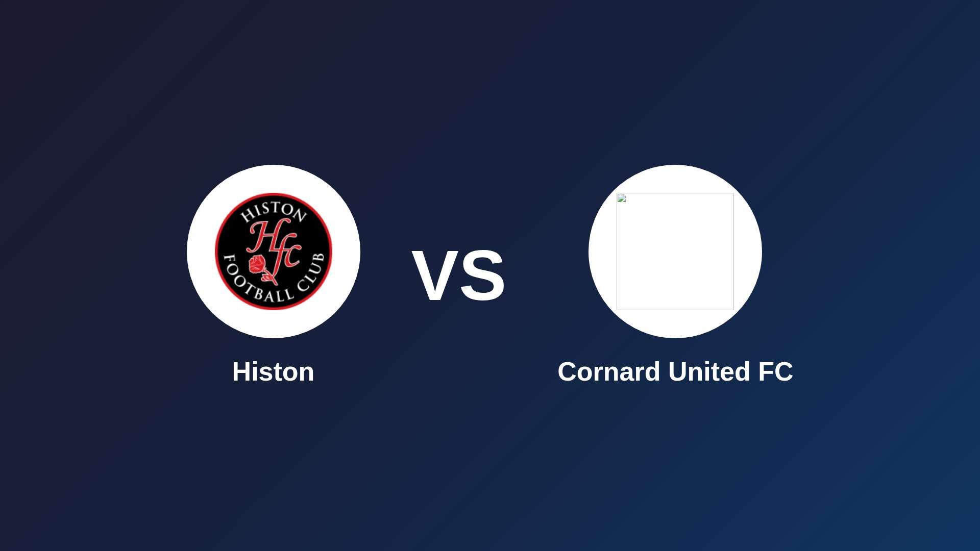 Histon vs Cornard United FC