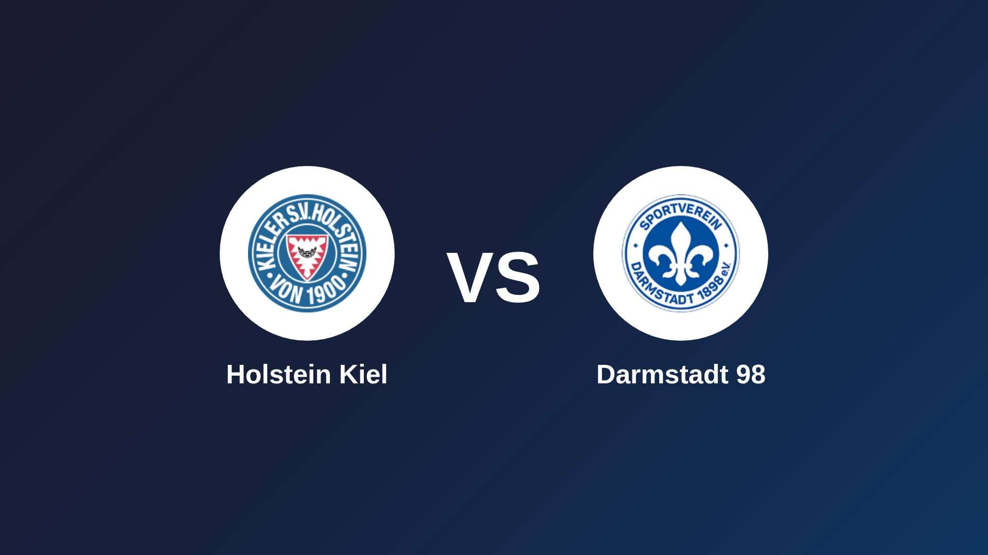 Holstein Kiel vs Darmstadt 98