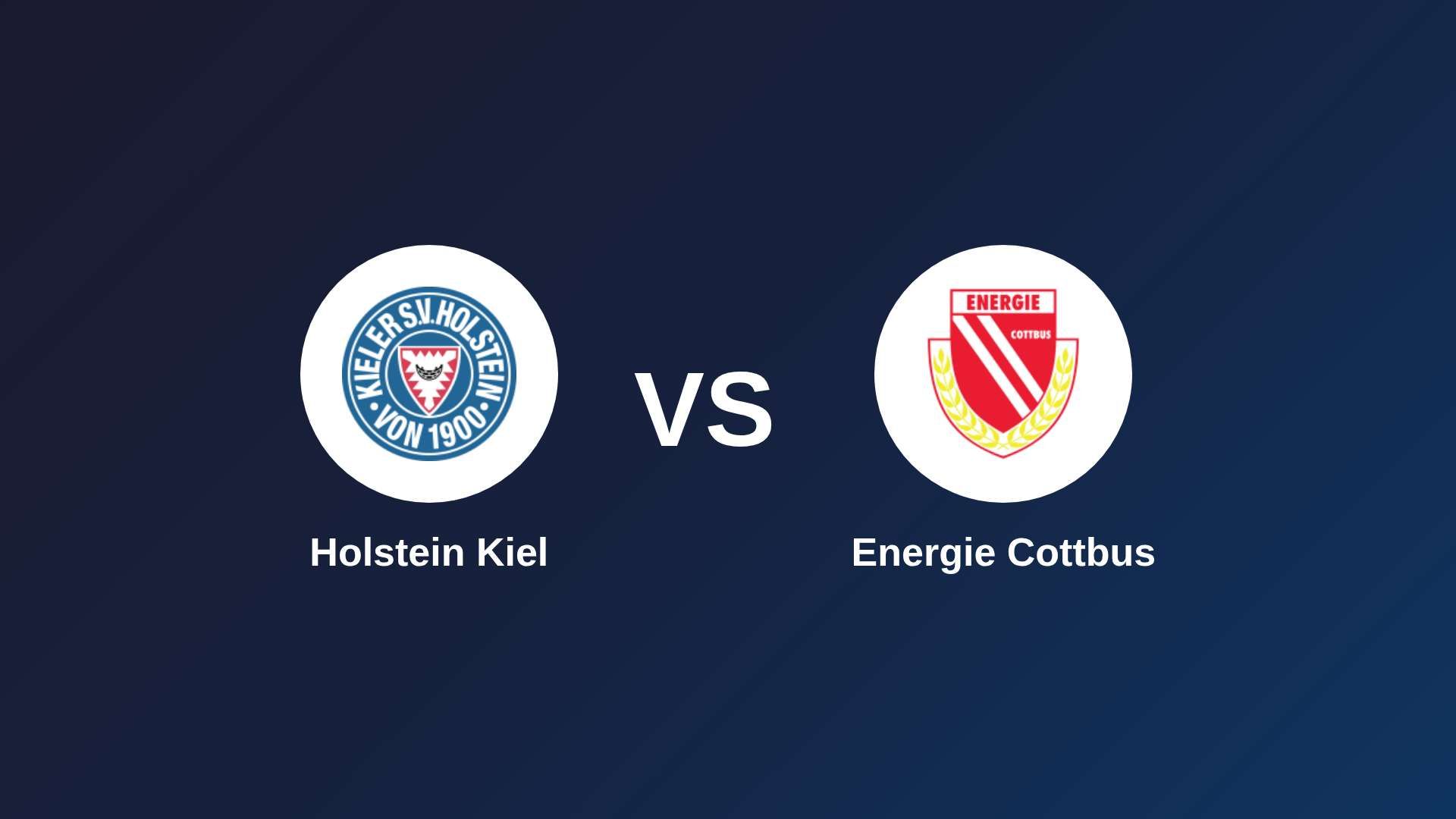 Holstein Kiel vs Energie Cottbus