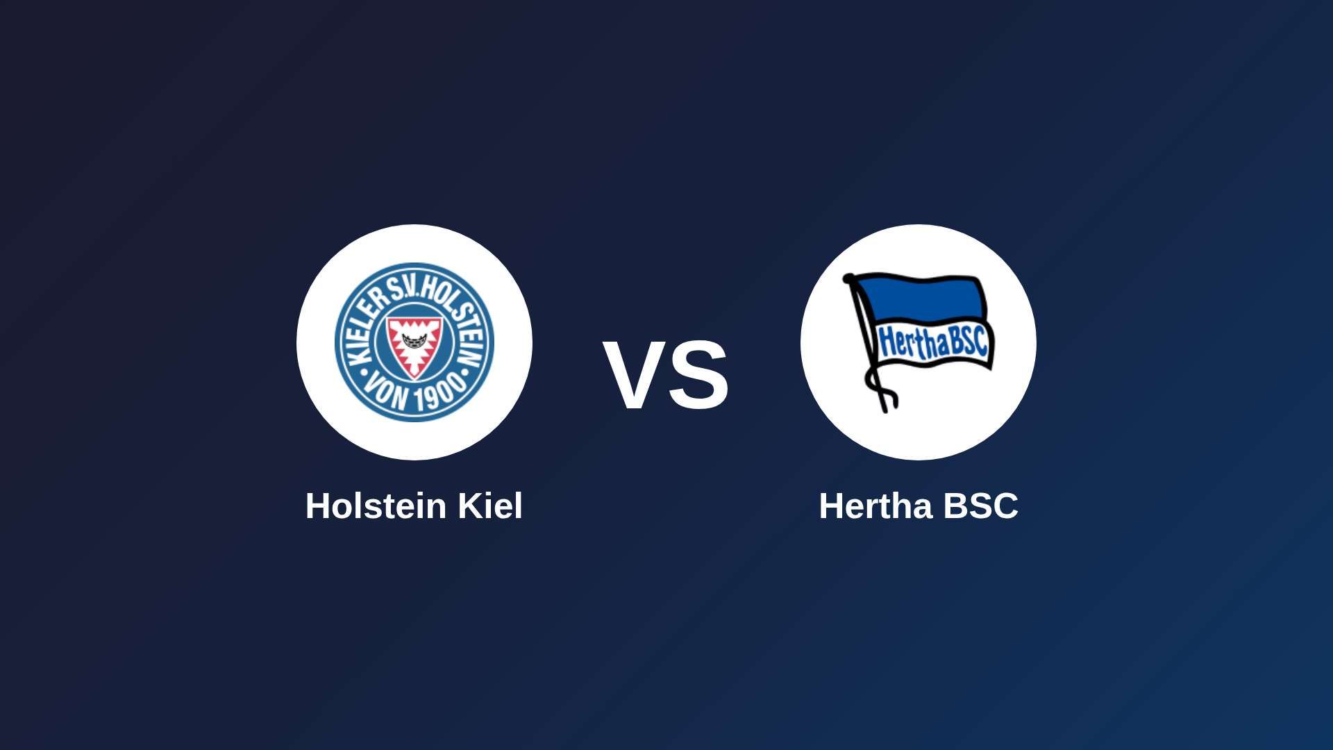 Holstein Kiel vs Hertha BSC