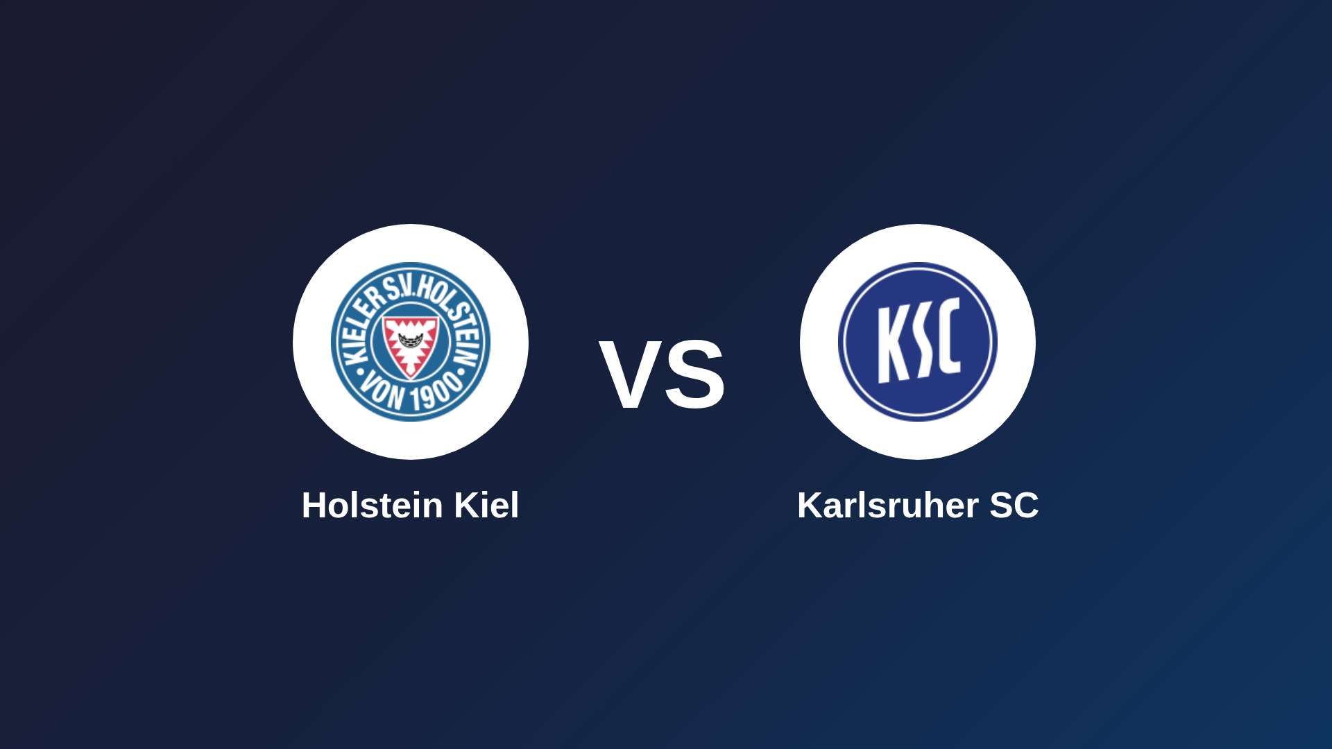 Holstein Kiel vs Karlsruher SC