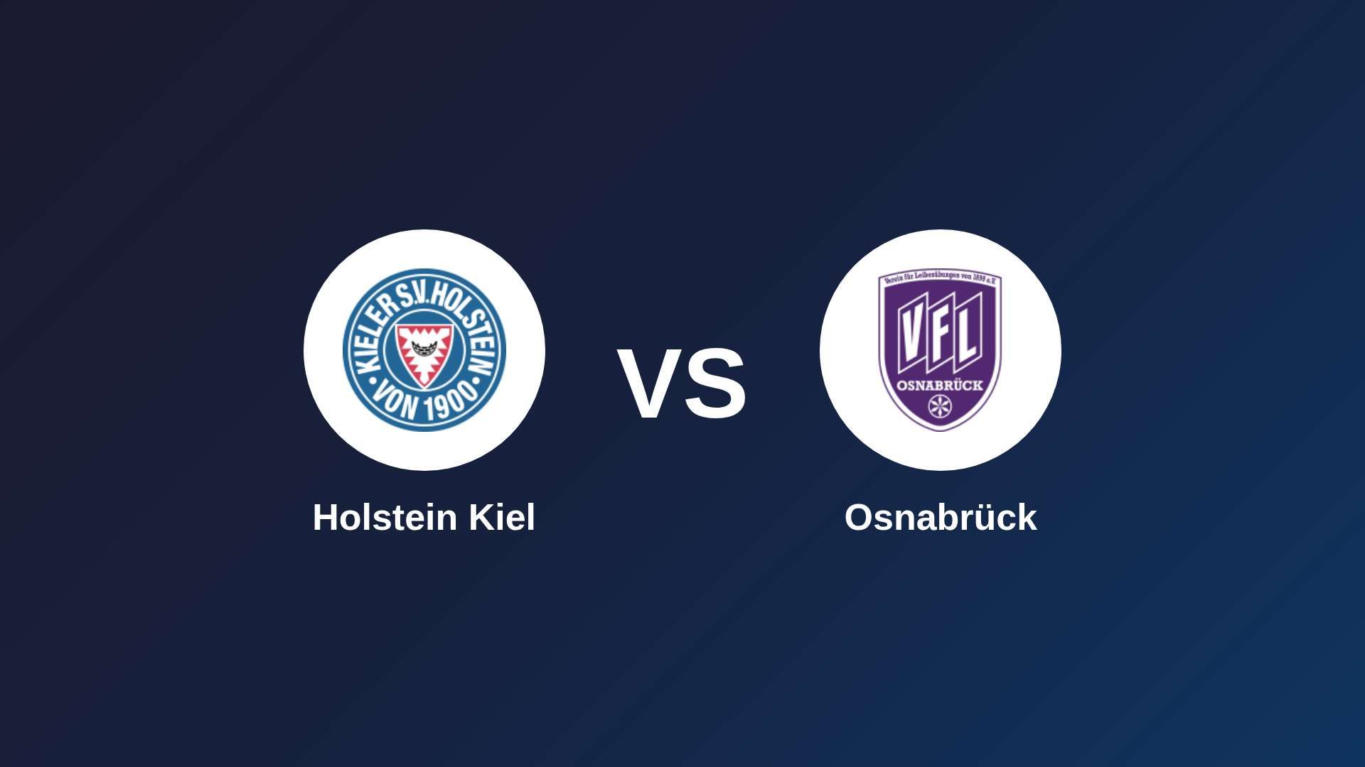 Holstein Kiel vs Osnabrück