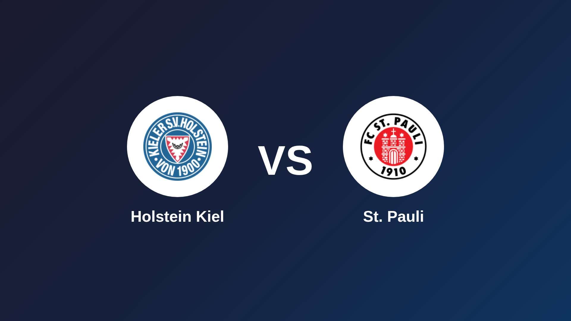Holstein Kiel vs St. Pauli
