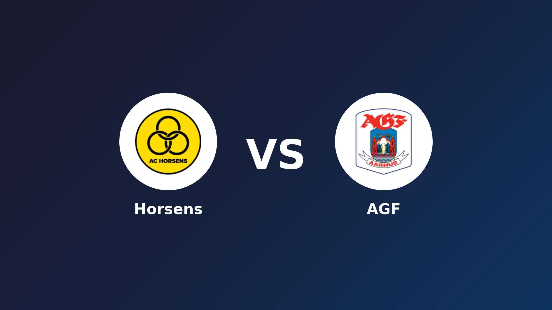 Horsens vs AGF