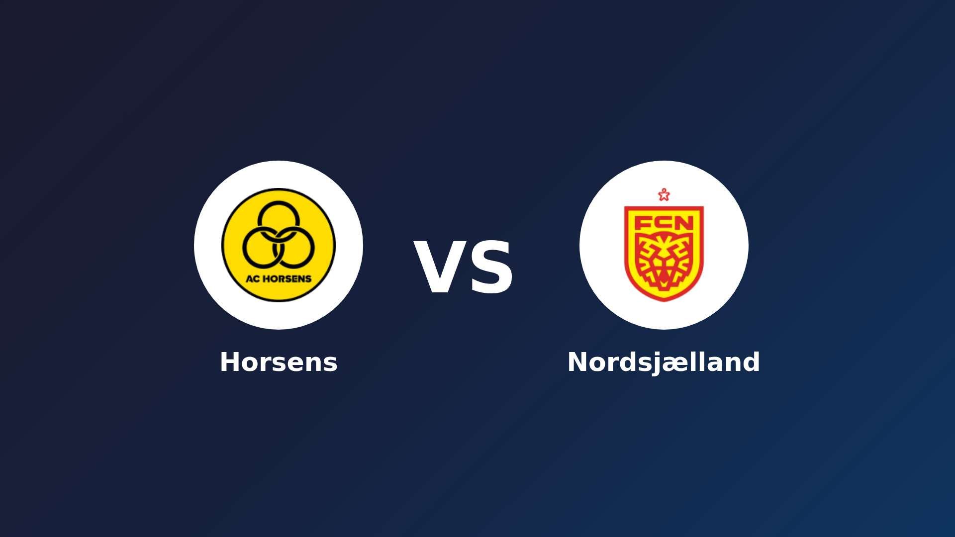 Horsens vs Nordsjælland