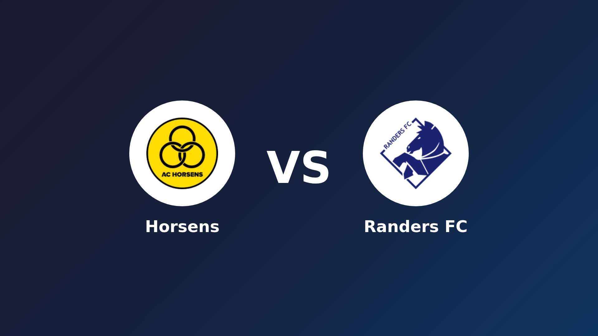 Horsens vs Randers FC