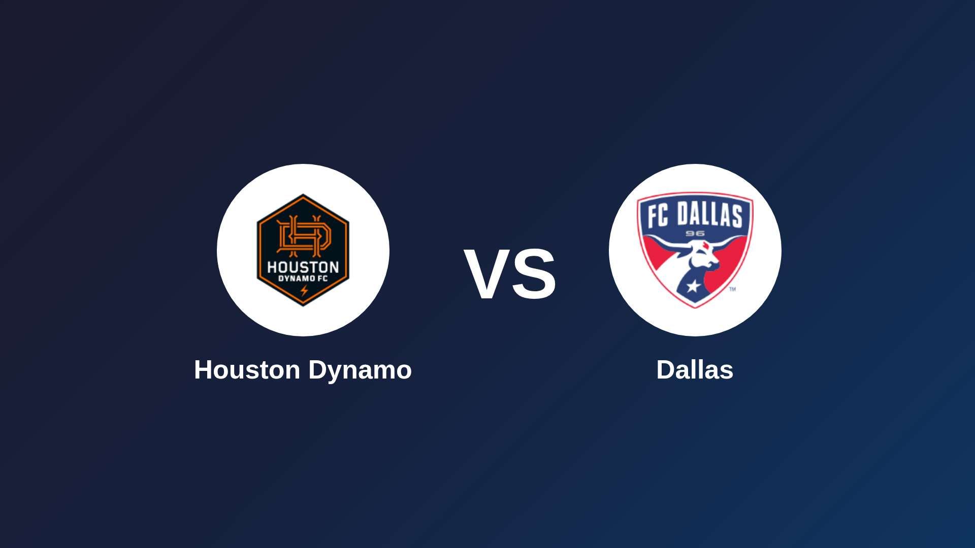 Houston Dynamo vs Dallas