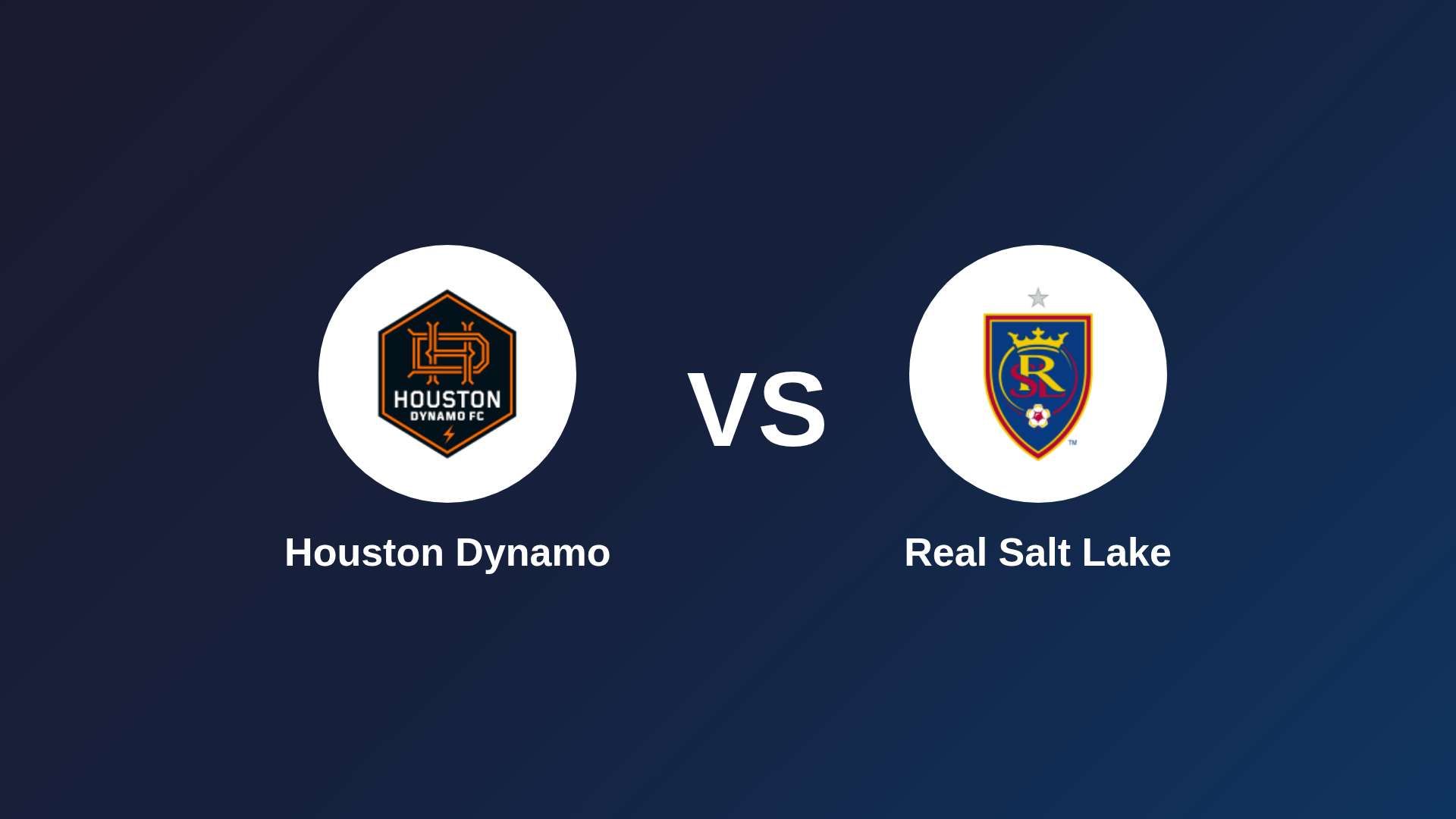Houston Dynamo vs Real Salt Lake