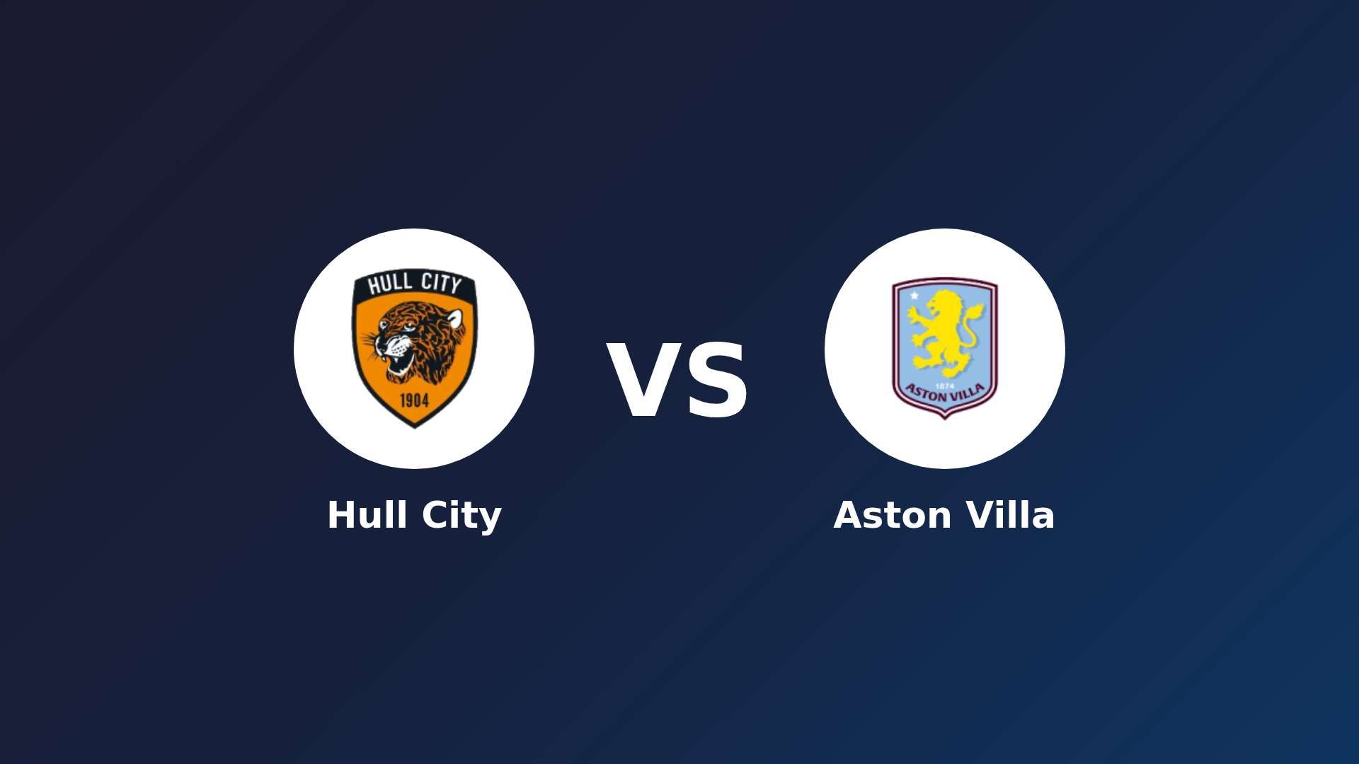 Hull City vs Aston Villa
