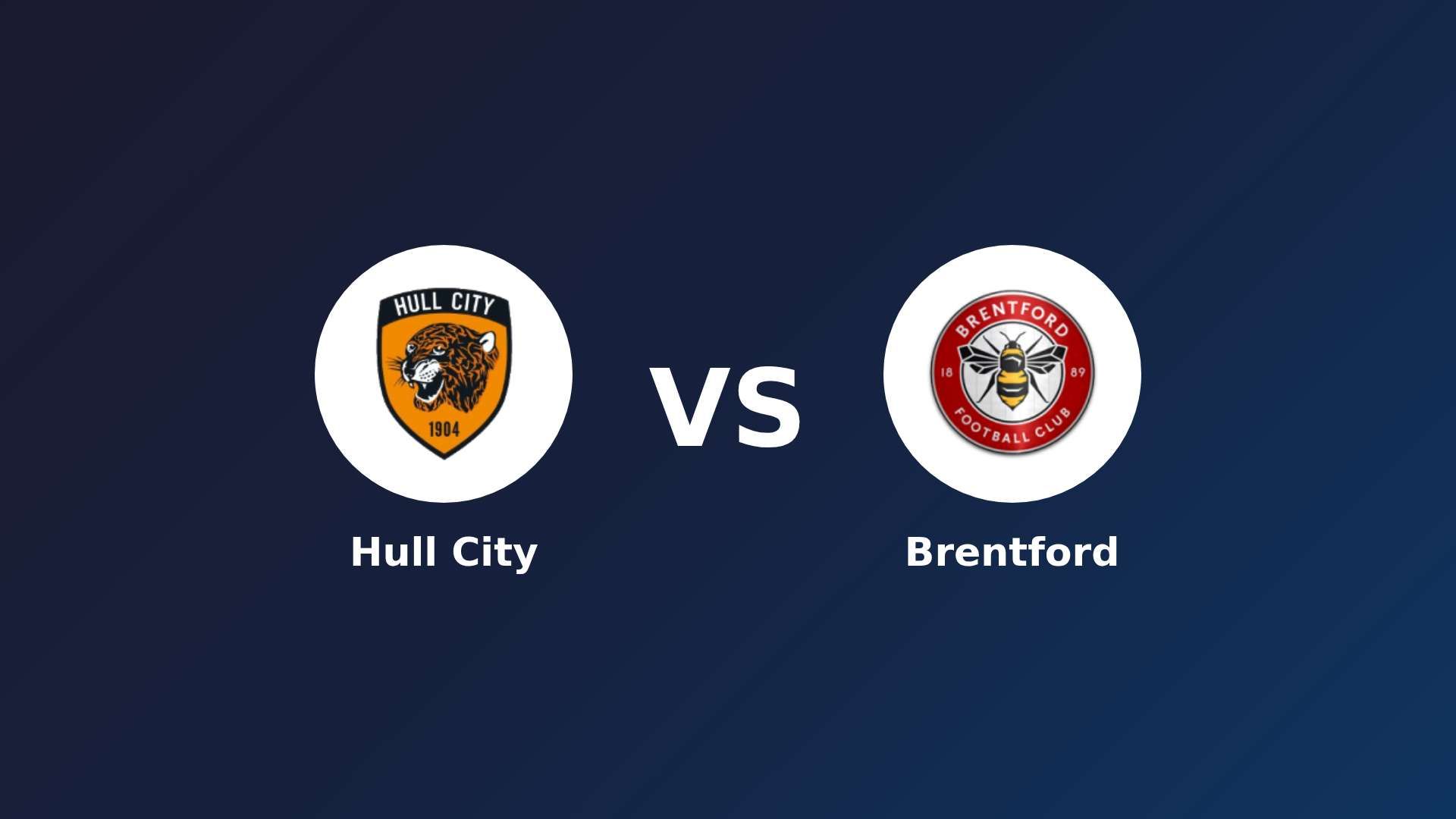 Hull City vs Brentford