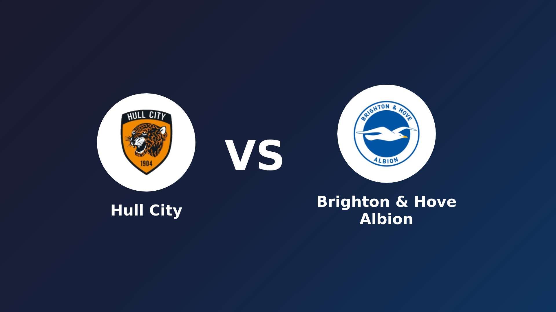 Hull City vs Brighton & Hove Albion