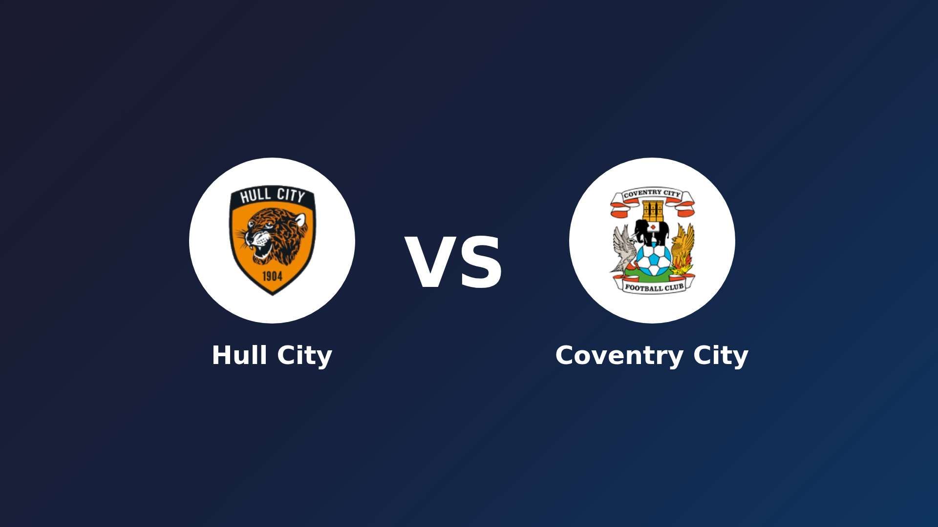 Hull City vs Coventry City