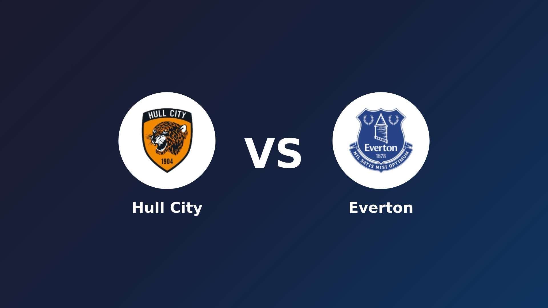 Hull City vs Everton