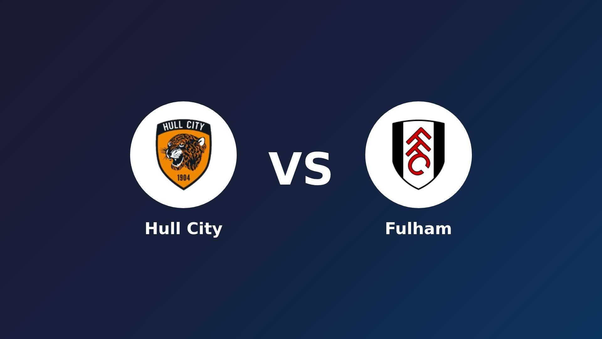 Hull City vs Fulham