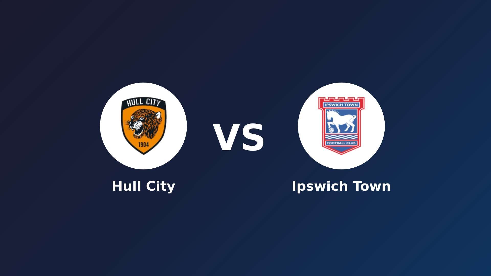 Hull City vs Ipswich Town
