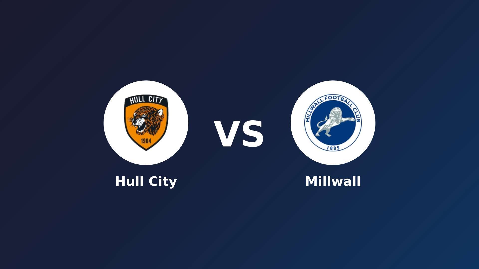 Hull City vs Millwall