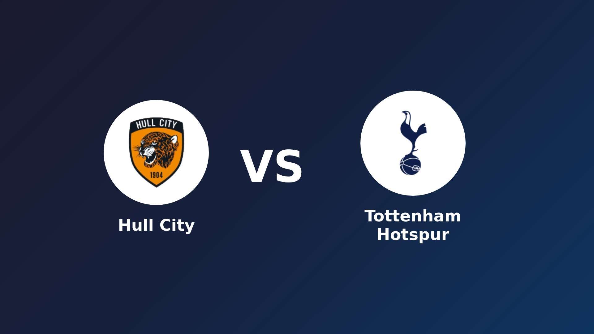 Hull City vs Tottenham Hotspur