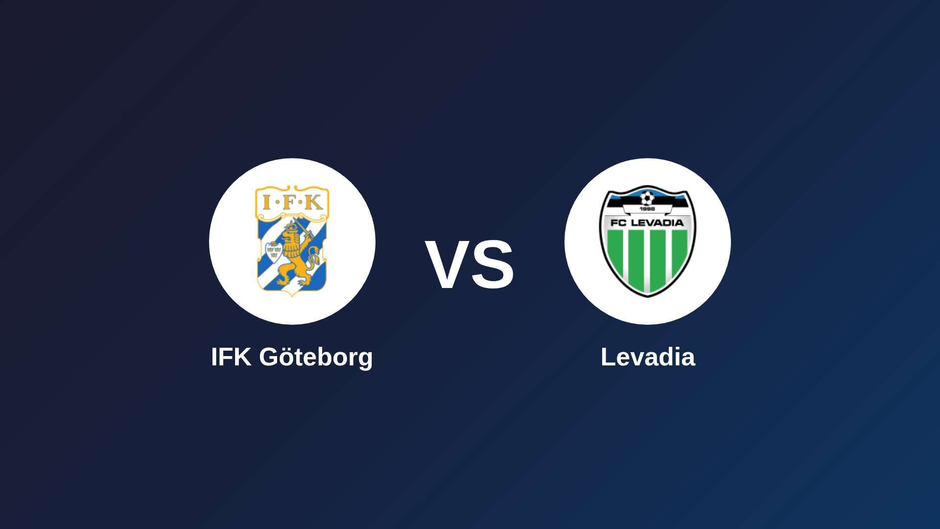 IFK Göteborg vs Levadia