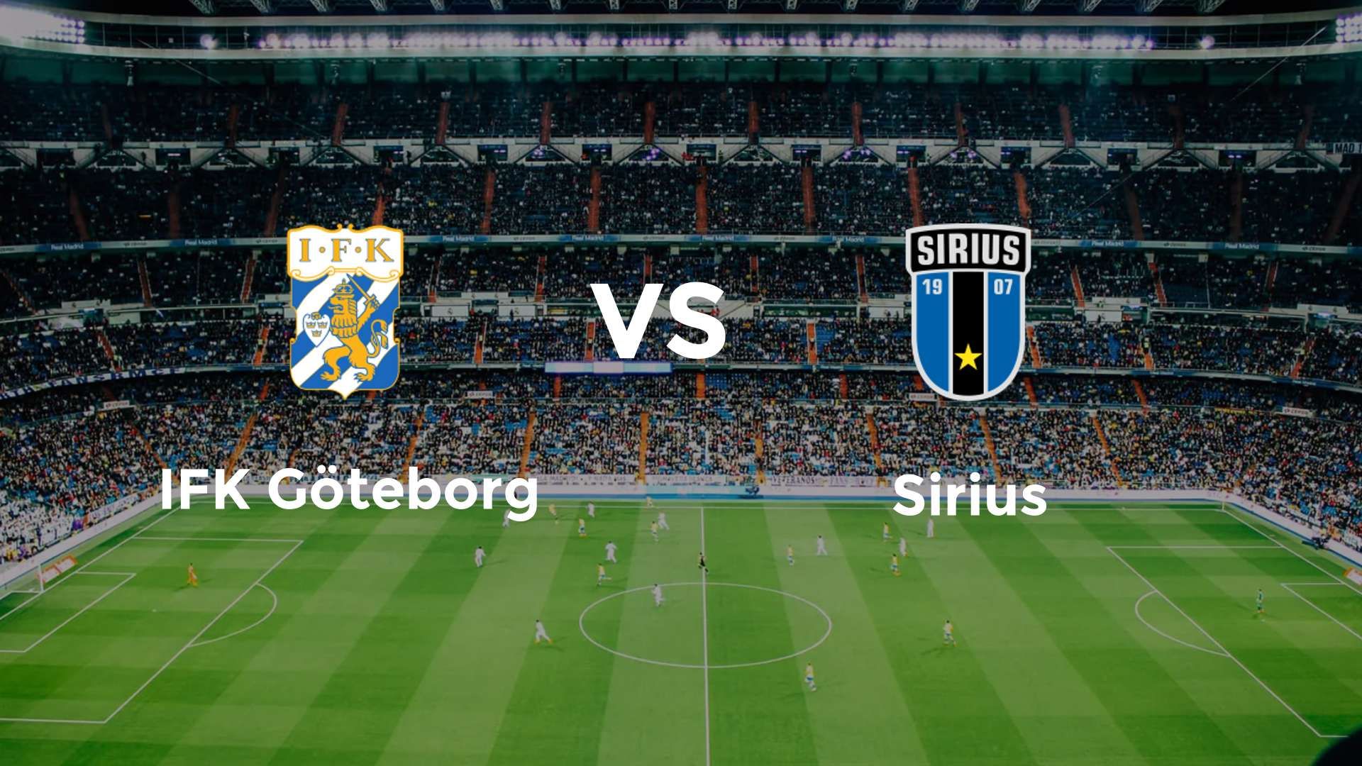 IFK Göteborg vs Sirius