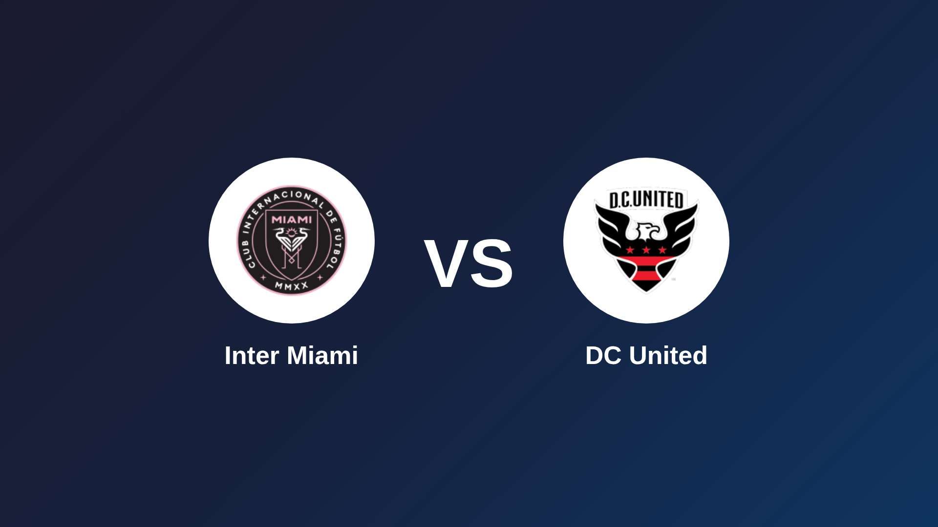 Inter Miami vs DC United