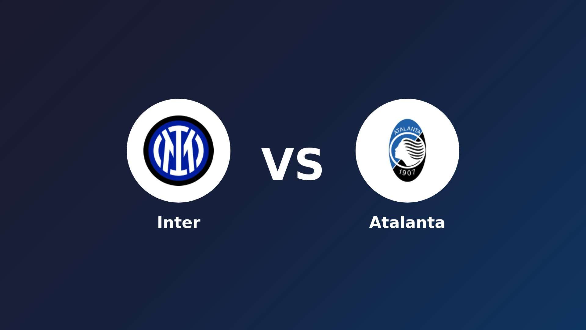 Inter vs Atalanta