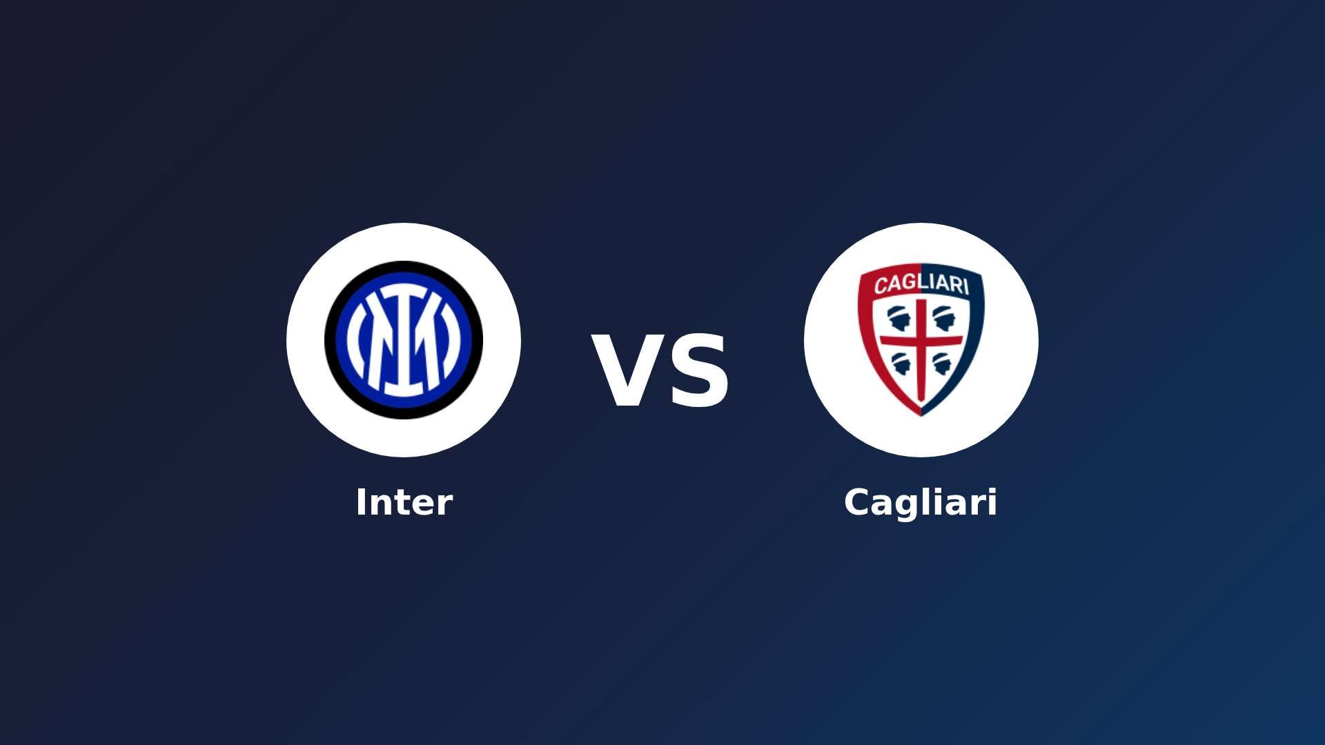 Inter vs Cagliari