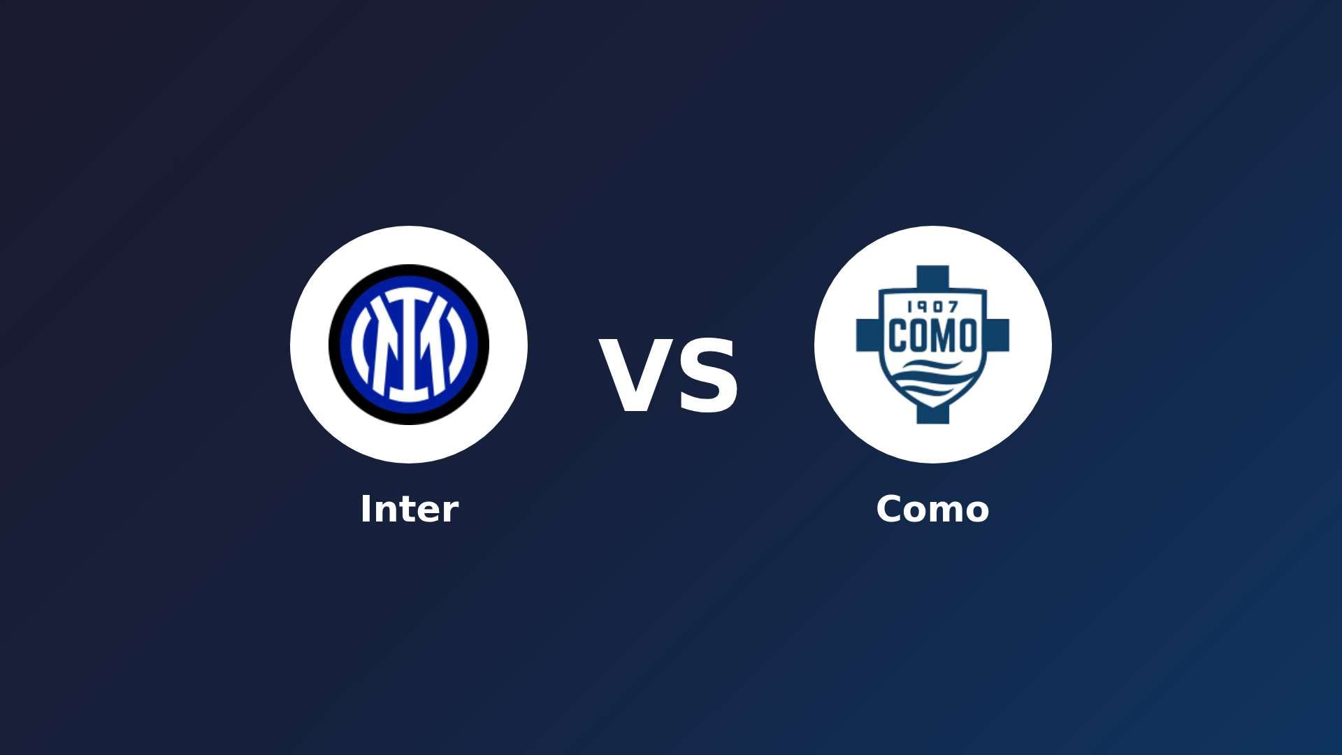 Inter vs Como