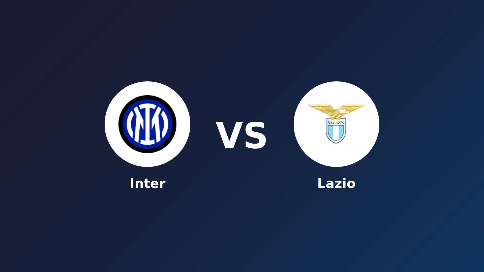Inter vs Lazio