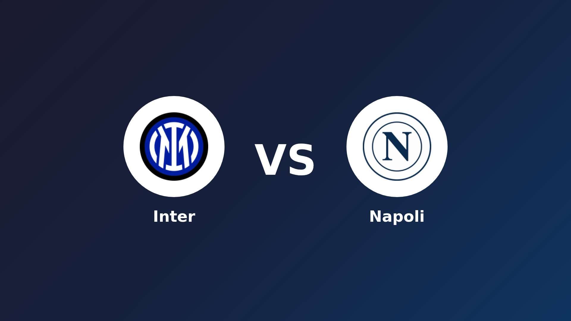 Inter vs Napoli