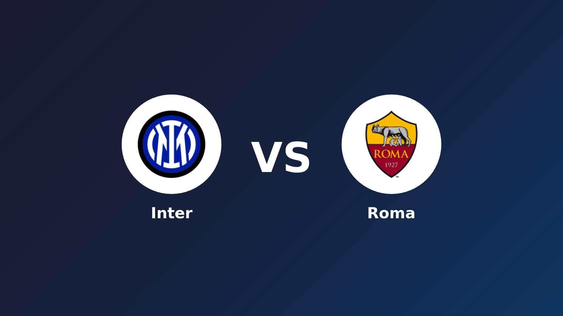 Inter vs Roma