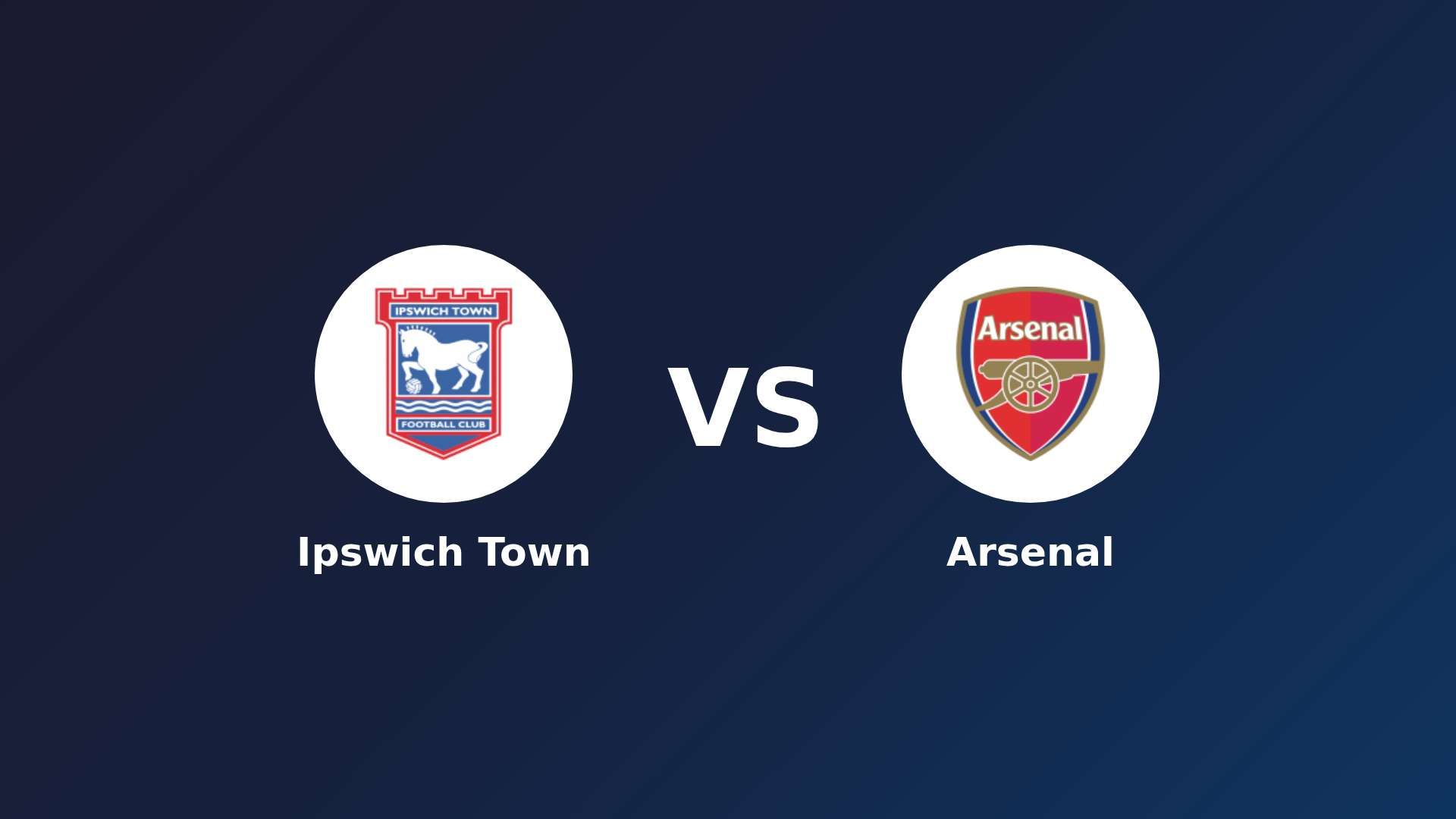 Ipswich Town vs Arsenal