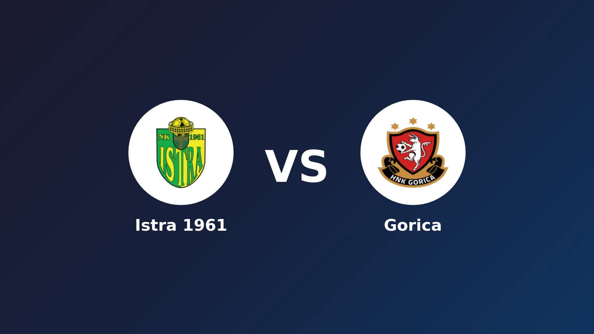 Istra 1961 vs Gorica