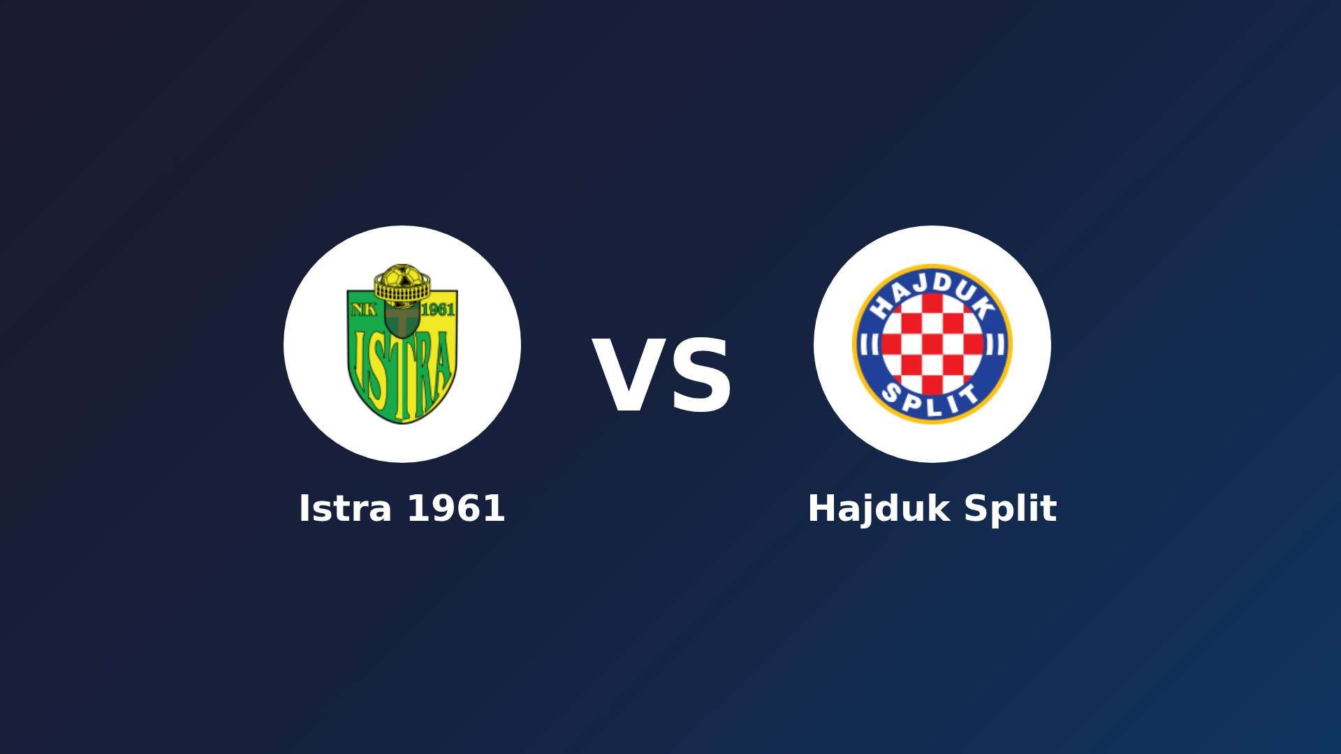 Istra 1961 vs Hajduk Split