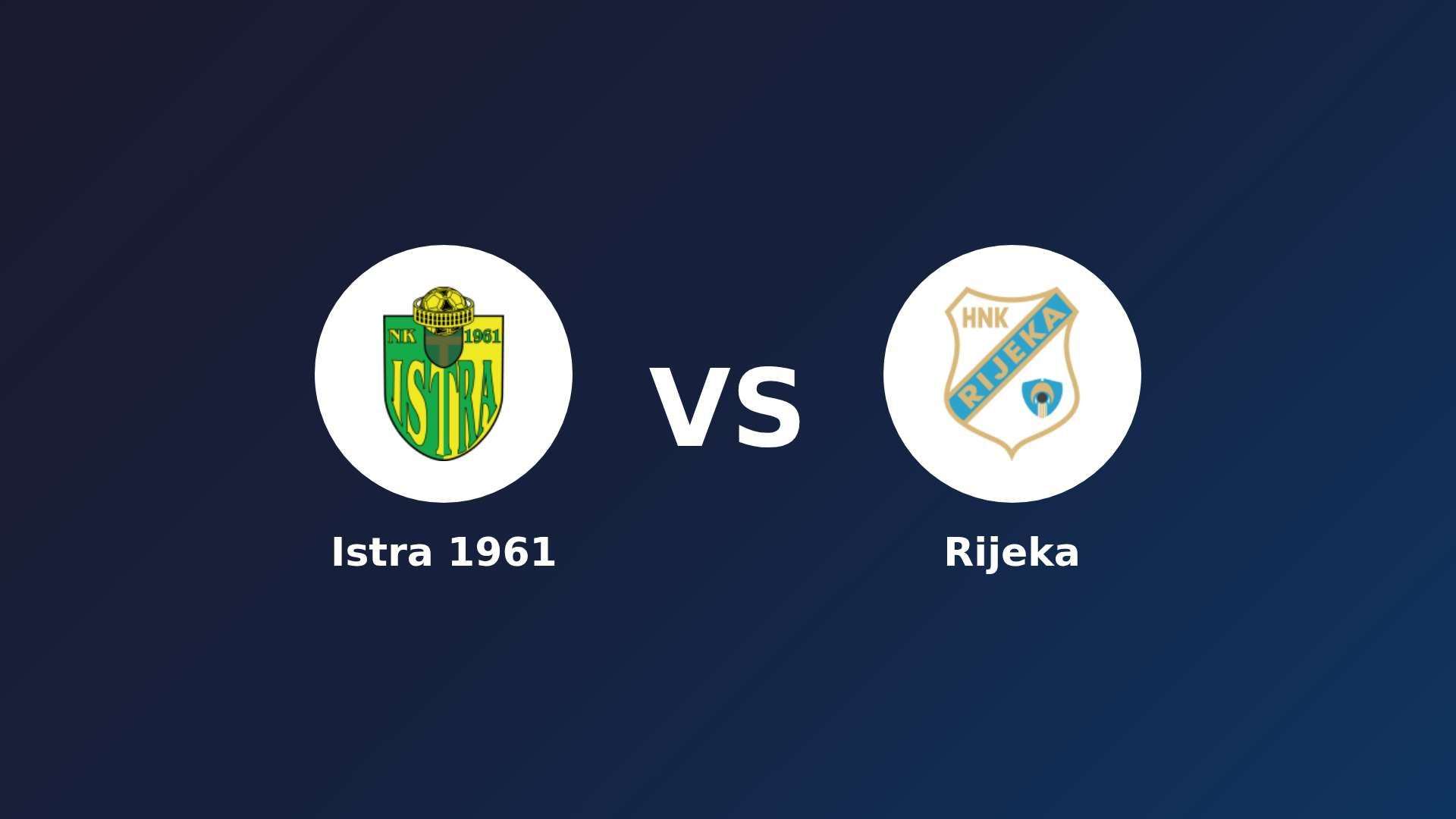 Istra 1961 vs Rijeka