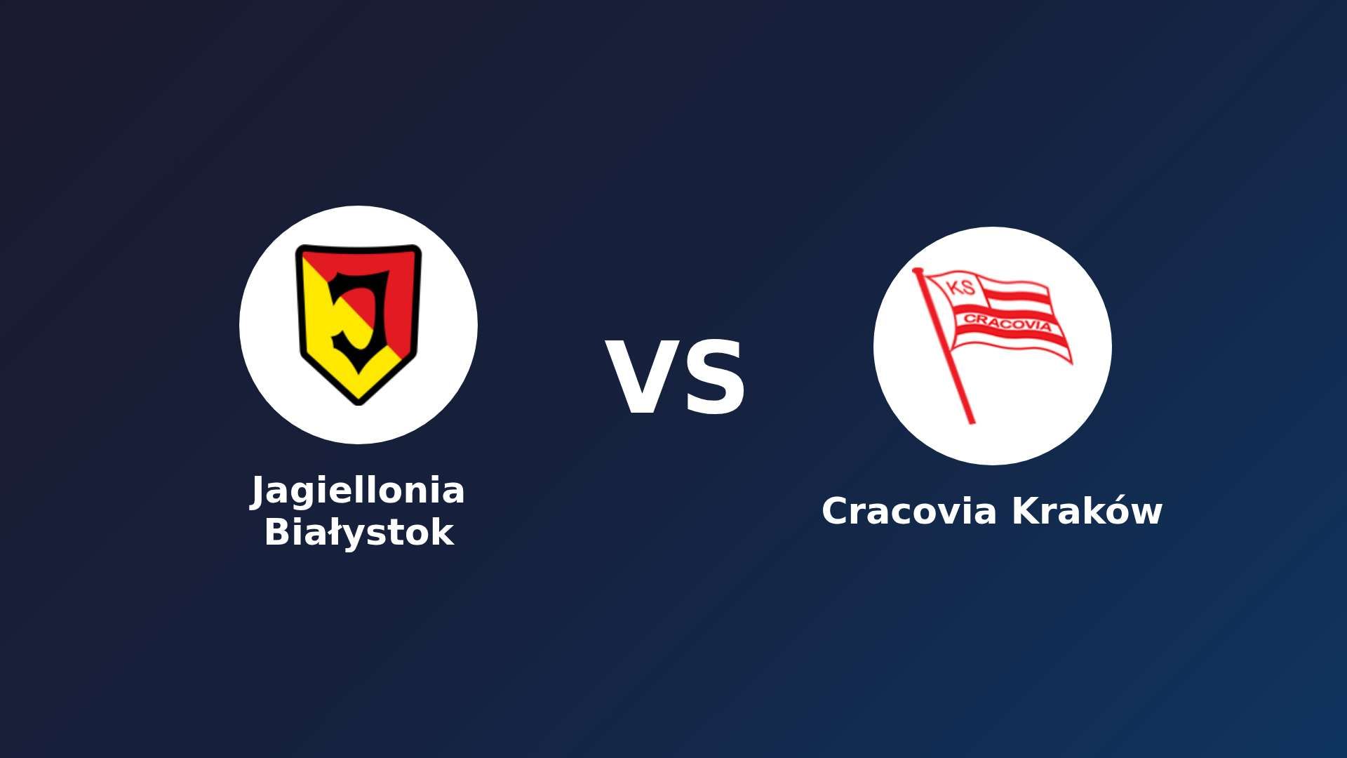 Jagiellonia Białystok vs Cracovia Kraków