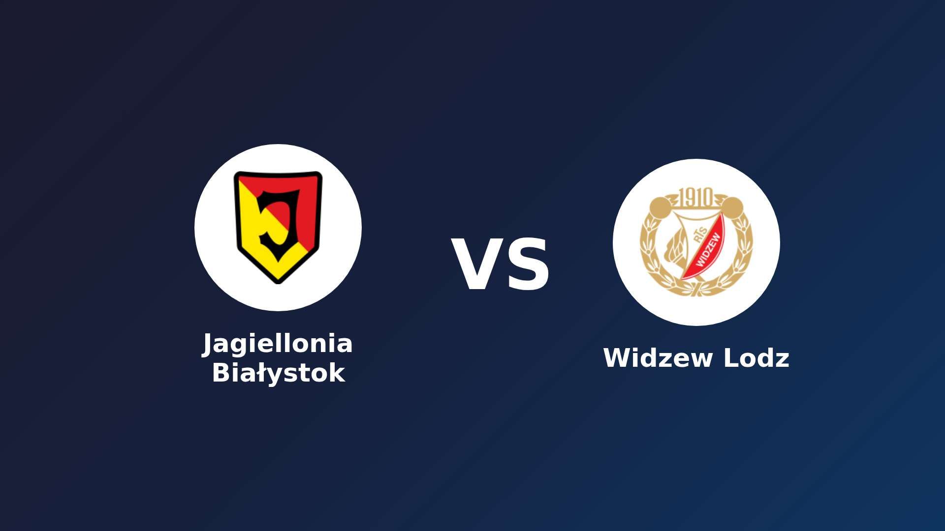 Jagiellonia Białystok vs (F)idzew Lodz