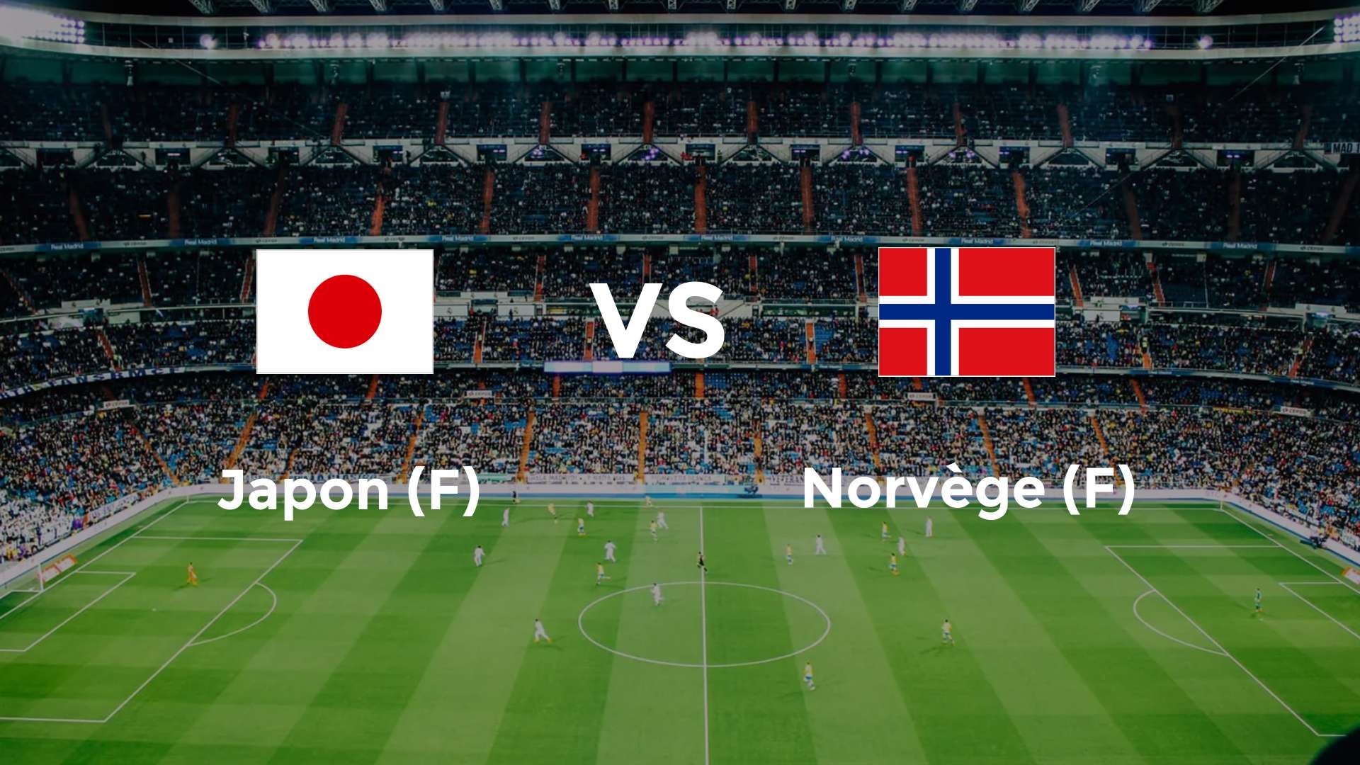 Japon (F) vs Norvège (F)