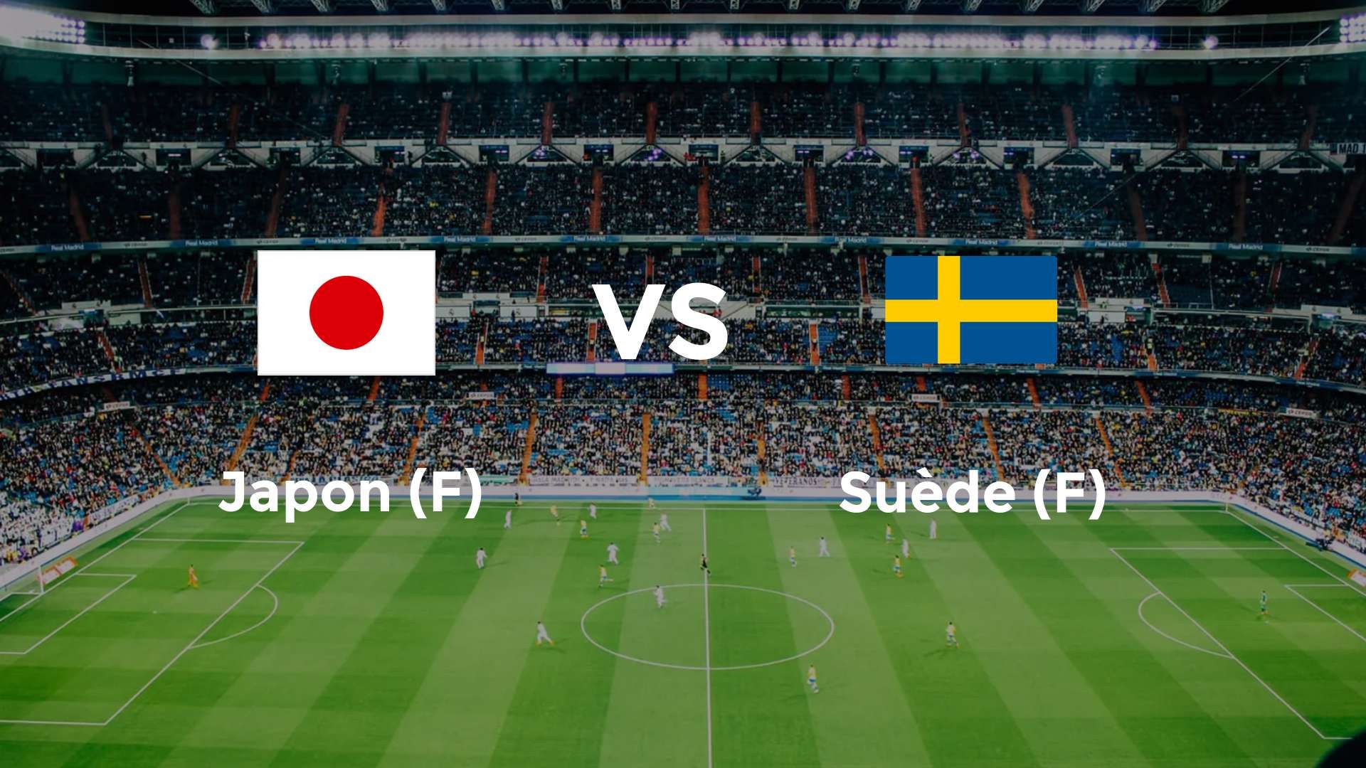Japon (F) vs Suède (F)