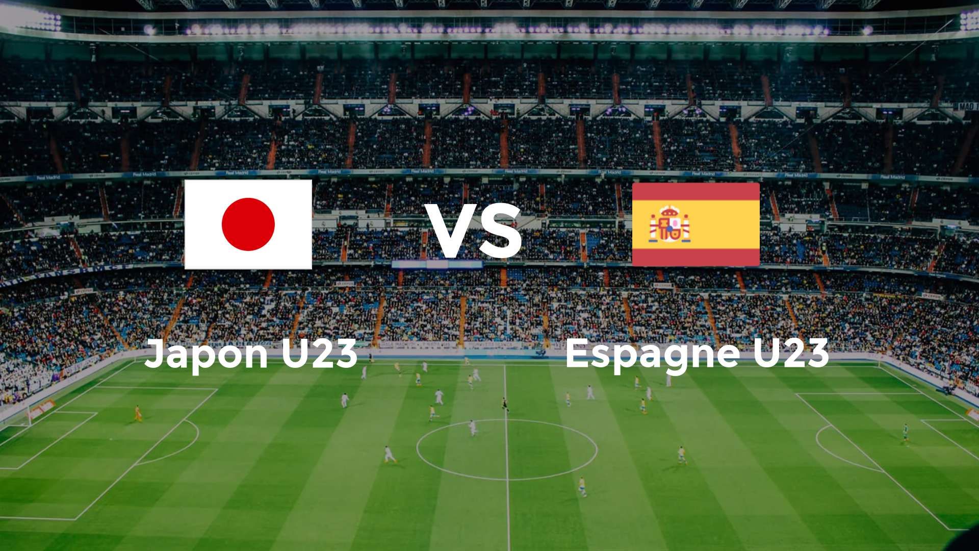 Japon U23 vs Espagne U23