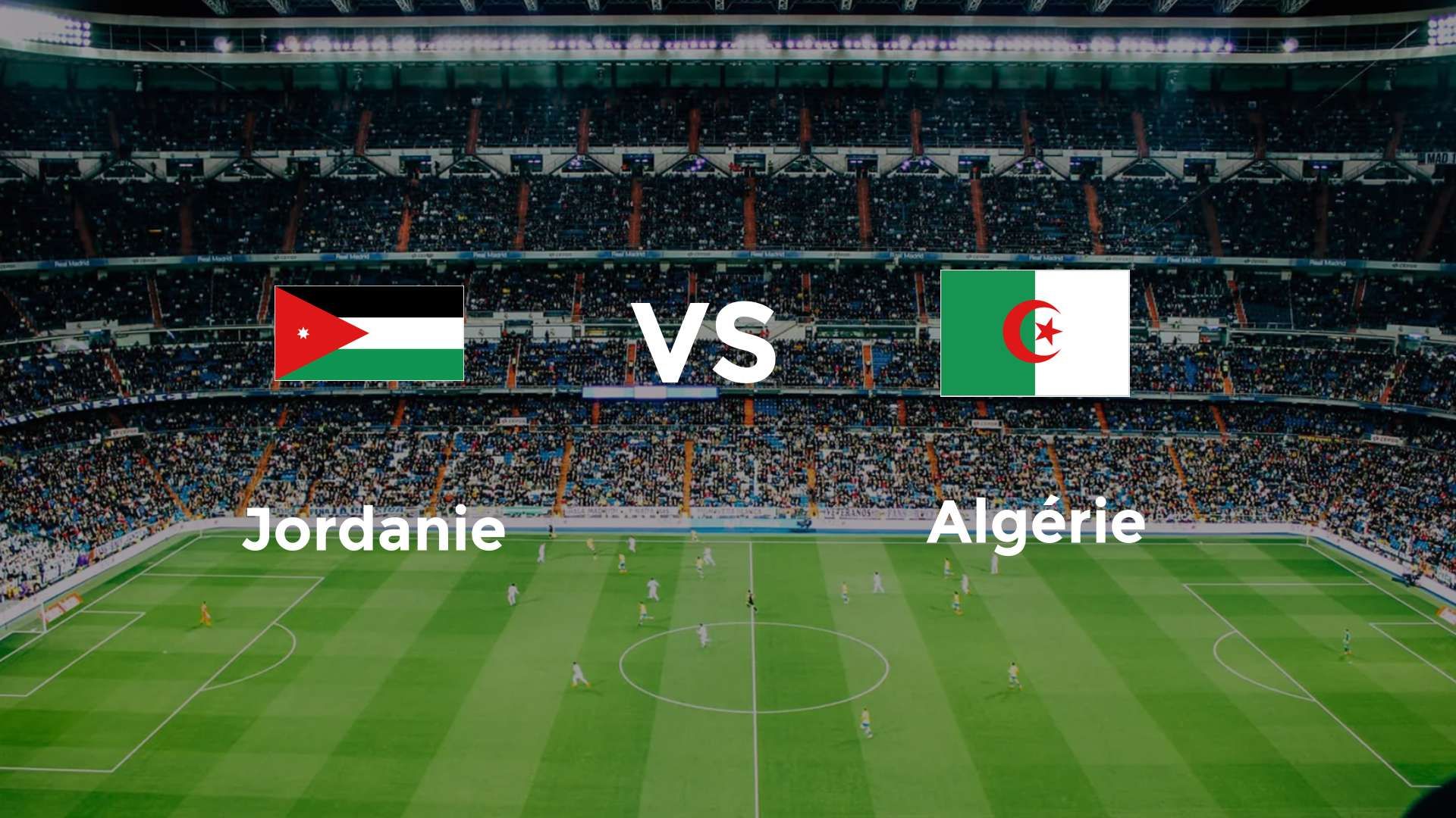 Jordanie vs Algérie
