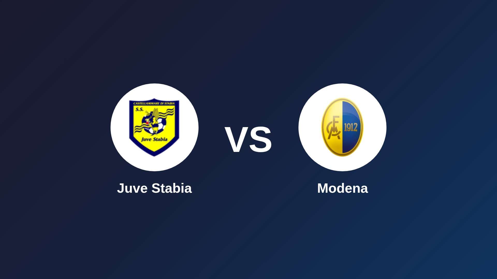Juve Stabia vs Modena