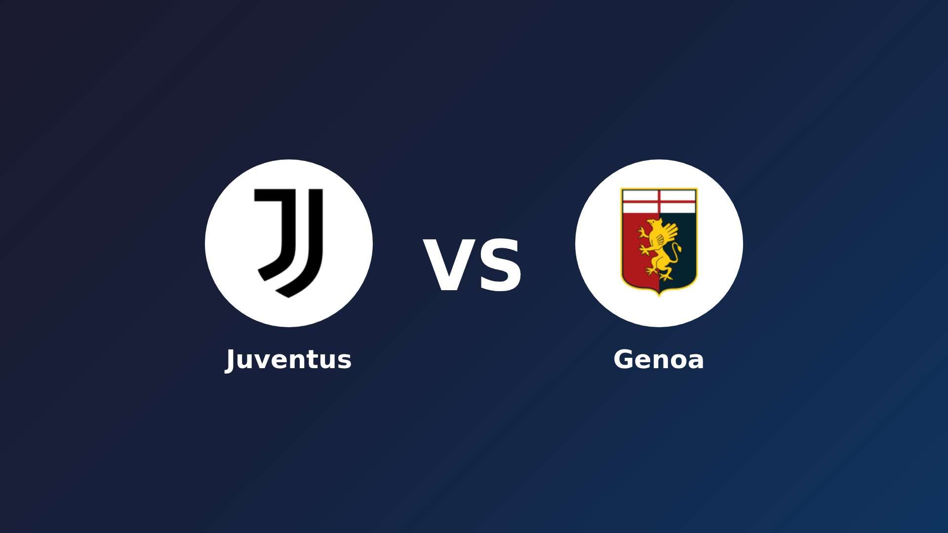 Juventus vs Genoa