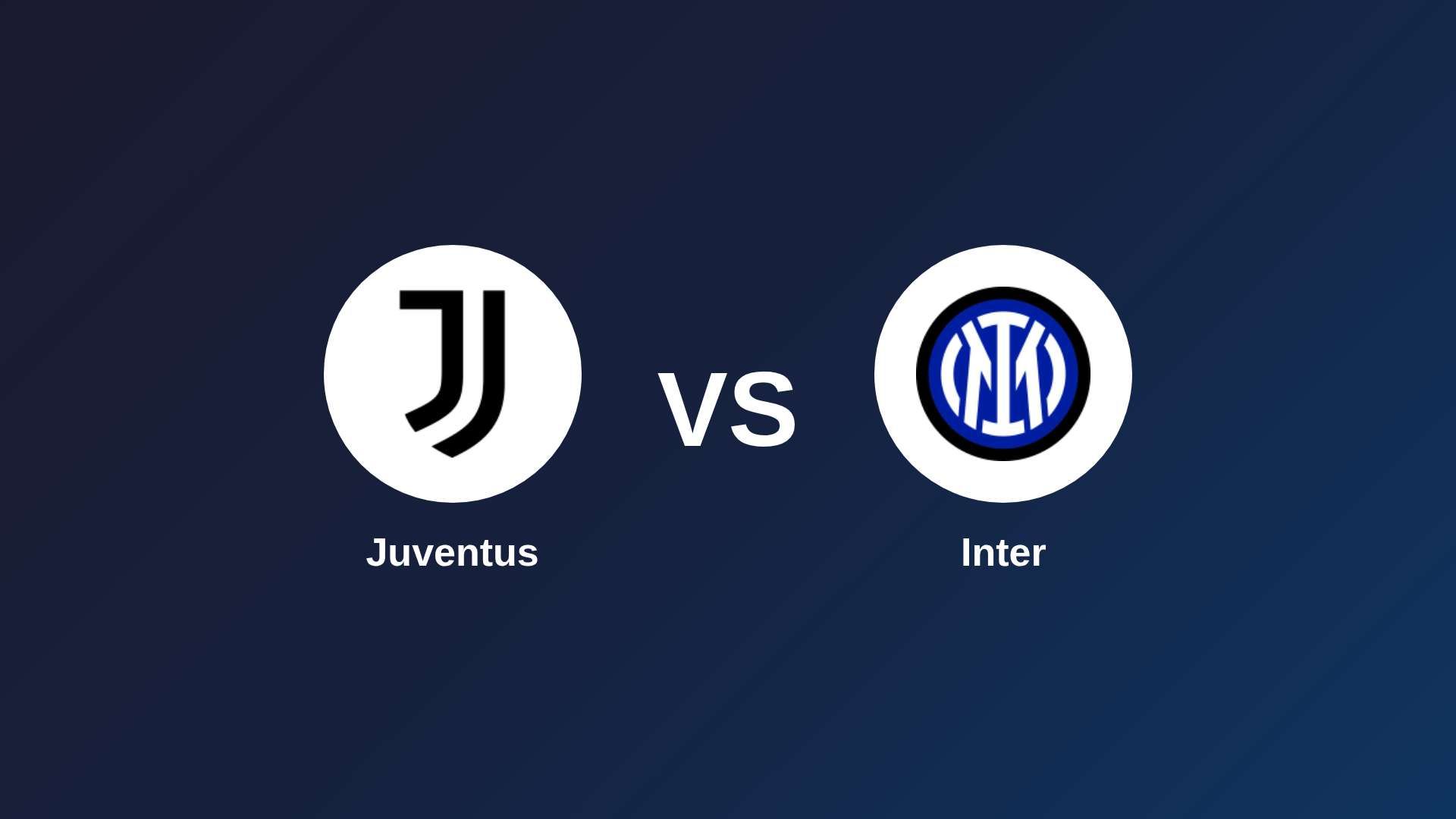 Juventus vs Inter